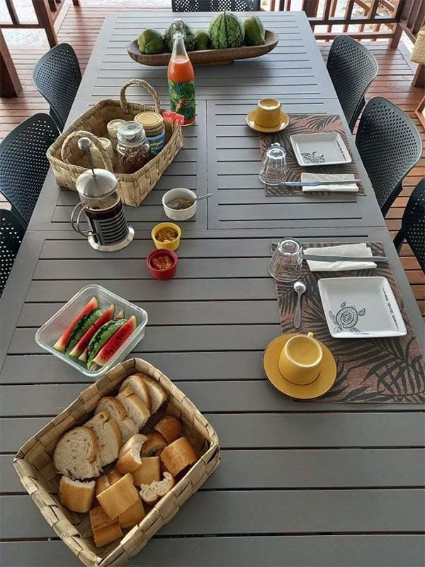 Breakfasts included.